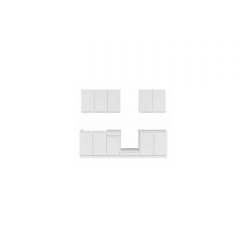 Bucatarie Iris 260 Alb Mat