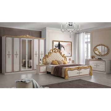DORMITOR COMPLET FURN 28 ( SOMIERA SI SALTEAUA GRATUITE) PAT-160/200CM