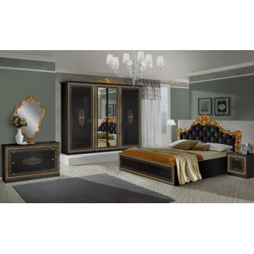 Dormitor Complet Furn 8 ( SOMIERA SI SALTEAUA GRATUITE ) PAT-160/200 CM