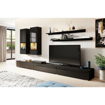 Living Athens Negru/Negru Lucios