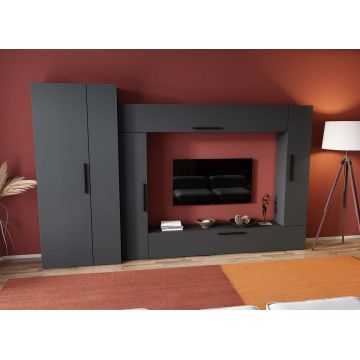 Living Pati 154 - Mobila Sufragerie Gri Antracit
