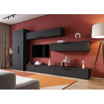 Living Pati 158 - Mobila Sufragerie Gri Antracit