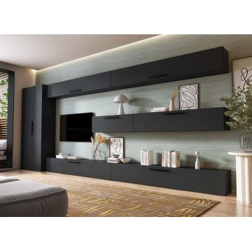 Living Pati 196 - Mobila Sufragerie Gri Antracit
