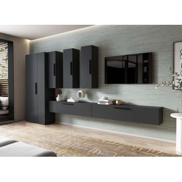 Living Pati 190 - Mobila Sufragerie Gri Antracit