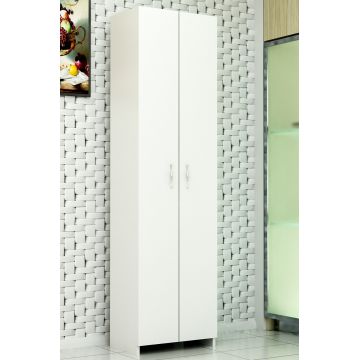 Dulap pentru bucatarie Atlantis, Decorotika, 49x30x182 cm, alb