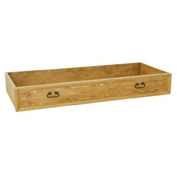 Sertar pat din lemn de pin, Portos Natural, l150xA60xH22 cm