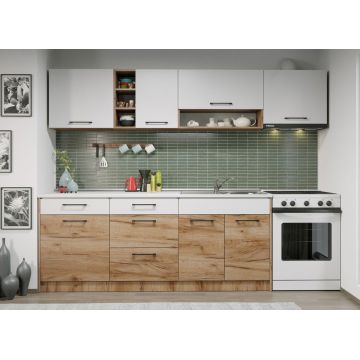 Bucătăria Bonita - Configurația -19 - 260 cm