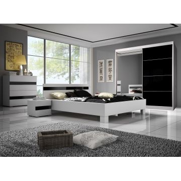 DORMITOR LUCCA ALB+NEGRU