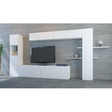 Mobilier living, Decorotika, Maxi, pal melaminat, alb