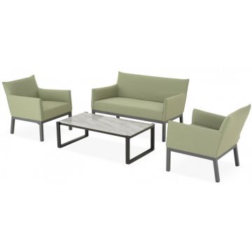 Set mobilier LIMA terasa si gradina, 2 fotolii, canapea si masuta