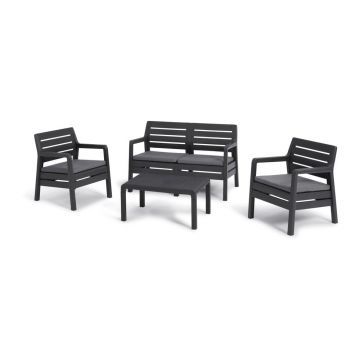 Set mobilier de grădină gri pentru 4 persoane Delano - Keter