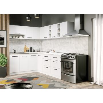 Bucatarie alba Alaska - 24 - 181.6/221.6 cm