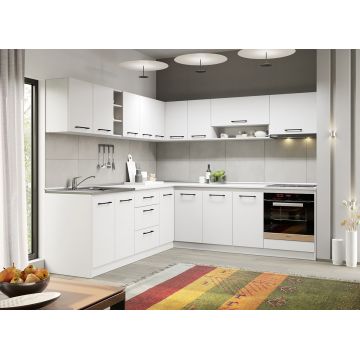 Bucatarie alba Alaska - 29 - 241.6/241.6 cm