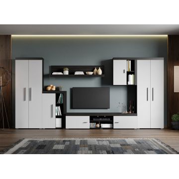 Set Mobilier Living Alb cu Ferrara Max-C03