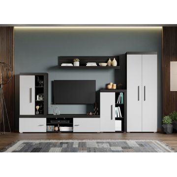 Set Mobilier Living Alb cu Ferrara Max-C05