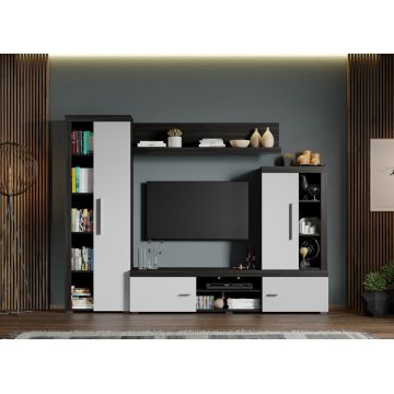 Set Mobilier Living Alb cu Ferrara Max-C09