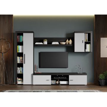 Set Mobilier Living Alb cu Ferrara Max-C10