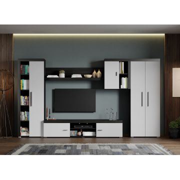 Set Mobilier Living Alb cu Ferrara Max-C11