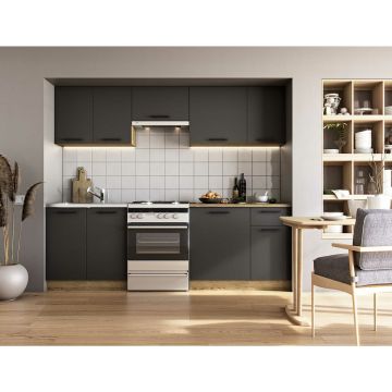 Bucatarie Daria 240 Stejar Craft/Antracit
