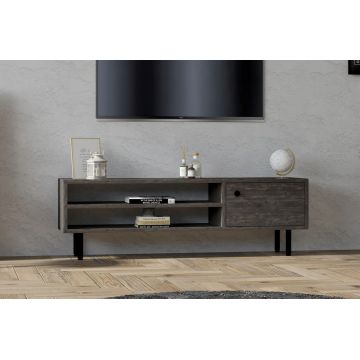 Comoda TV, Asse Home, Avila , 120x38x30 cm, Antracit