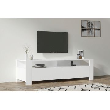Comoda TV, Asse Home, Combe , 140x40x40 cm, Alb