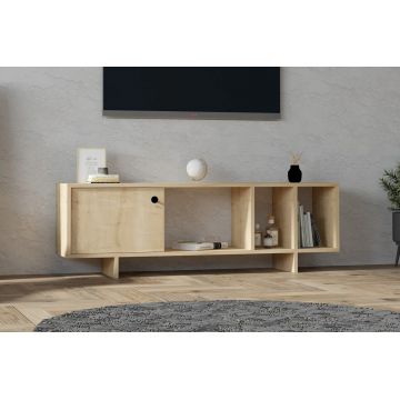 Comoda TV, Asse Home, Folsom, 140x45x29 cm, Stejar
