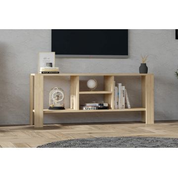 Comoda TV, Asse Home, Hodge, 120x50x34 cm, Stejar