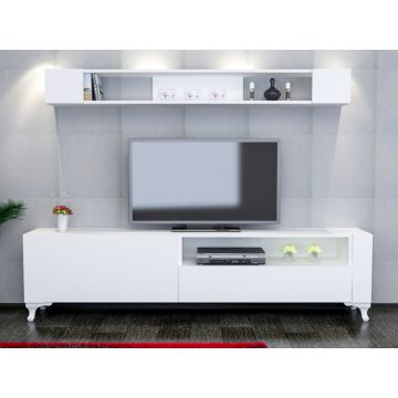 Comoda TV, Decorotika, Kar, Alb