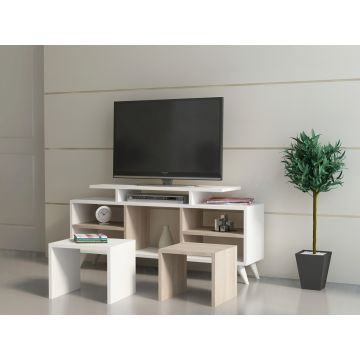 Comoda TV, Decorotika, Kutay, Alb / Cordoba