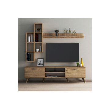 Comoda TV, Tanmob, TVU0302, 180x48x35 cm, PAL , Maro