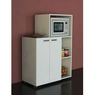 Dulap pentru bucatarie, Woody Fashion, Pars, PAL, Alb