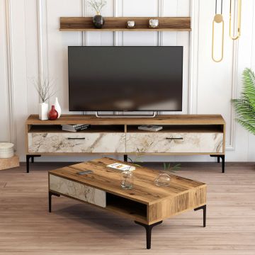 Set mobilier living, Hommy Craft, Istanbul, Nuc/Alb
