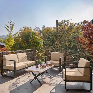 Set De Lounge De Grădină Lux Naomi, 4 bucati