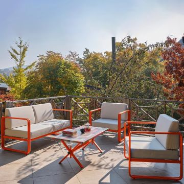 Set De Lounge De Grădină Lux Naomi, 4 bucati
