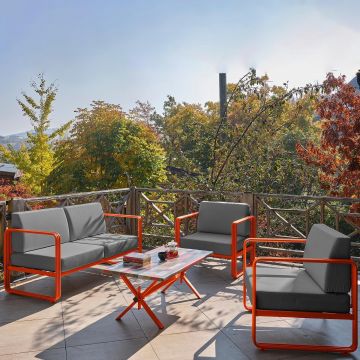 Set De Lounge De Grădină Lux Naomi, 4 bucati