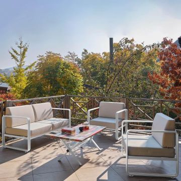 Set De Lounge De Grădină Lux Naomi, 4 bucati
