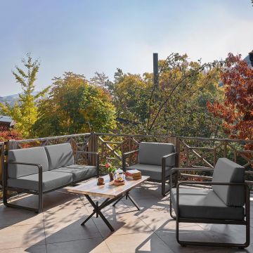 Set De Lounge De Grădină Lux Naomi, 4 bucati