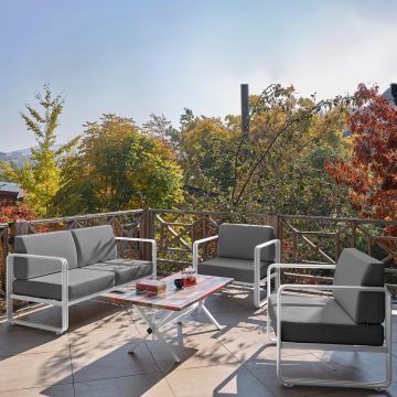 Set De Lounge De Grădină Lux Naomi, 4 bucati