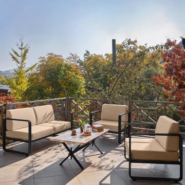 Set De Lounge De Grădină Lux Naomi, 4 bucati