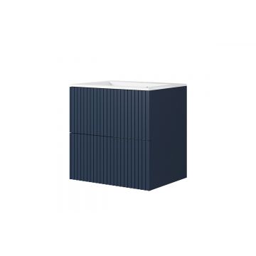 Set masca si lavoar incastrat, 60 cm, Nicole Bleumarin