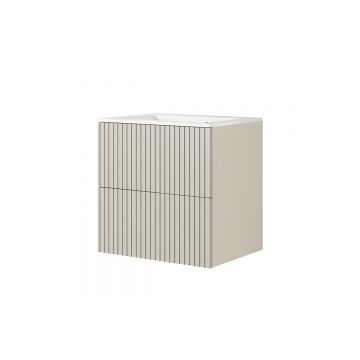 Set masca si lavoar incastrat, 60 cm, Nicole Crem
