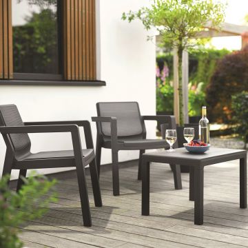 Set mobilier balcon graphite fara perne Keter Emily