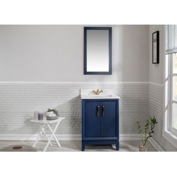 Set mobilier de baie (2 piese) Michigan 24 - DarkBlue, Albastru inchis, 60x86x54 cm