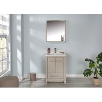 Set mobilier de baie (2 piese) Superior 24 - Beige, Bej, 60x86x54 cm