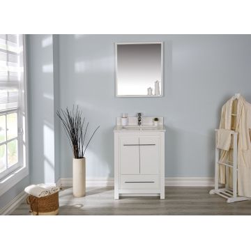 Set mobilier de baie (2 piese) Superior 24 - White, Alb, 60x86x54 cm