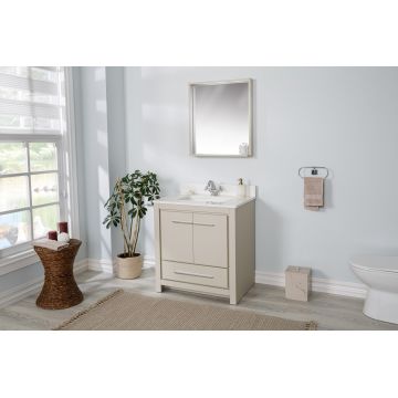 Set mobilier de baie (2 piese) Superior 30 - Beige, Bej, 75x86x54 cm