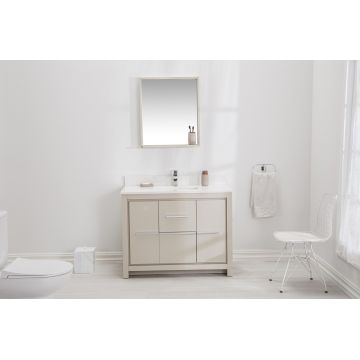 Set mobilier de baie (2 piese) Superior 42 - Beige, Bej, 105x86x54 cm