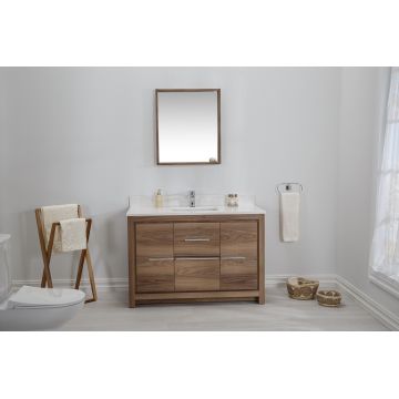 Set mobilier de baie (2 piese) Superior 48 - Walnut, Nuc, 120x86x54 cm