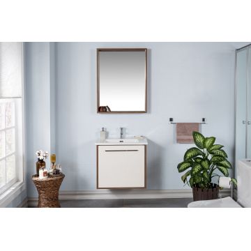 Set mobilier de baie (3 piese) Sahra 65 - Cream, Crem, 63x56x46 cm
