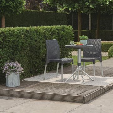 Set mobilier gradina antracit Keter Chelsea